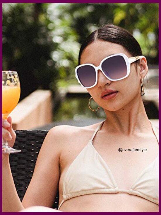 7 Pairs Polarized Square Sunglasses with Sparkling Frame main image 7